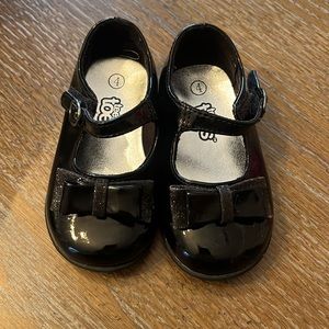 Baby girl black dress shoe